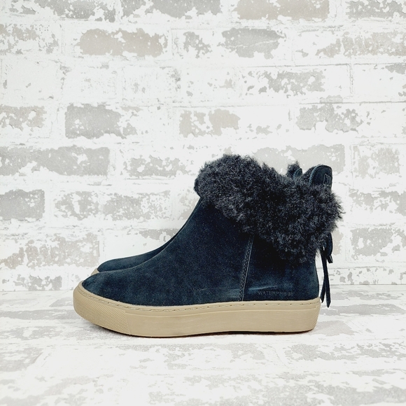 Cougar Shoes - New Cougar Shoes Devon Waterproof Slip-On Teddy Fur ankle Boots T69